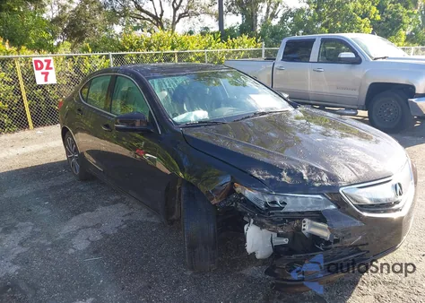 2016 Acura Tlx V6 Advance z USA, uszkodzony, nr VIN 19UUB2F73GA000298